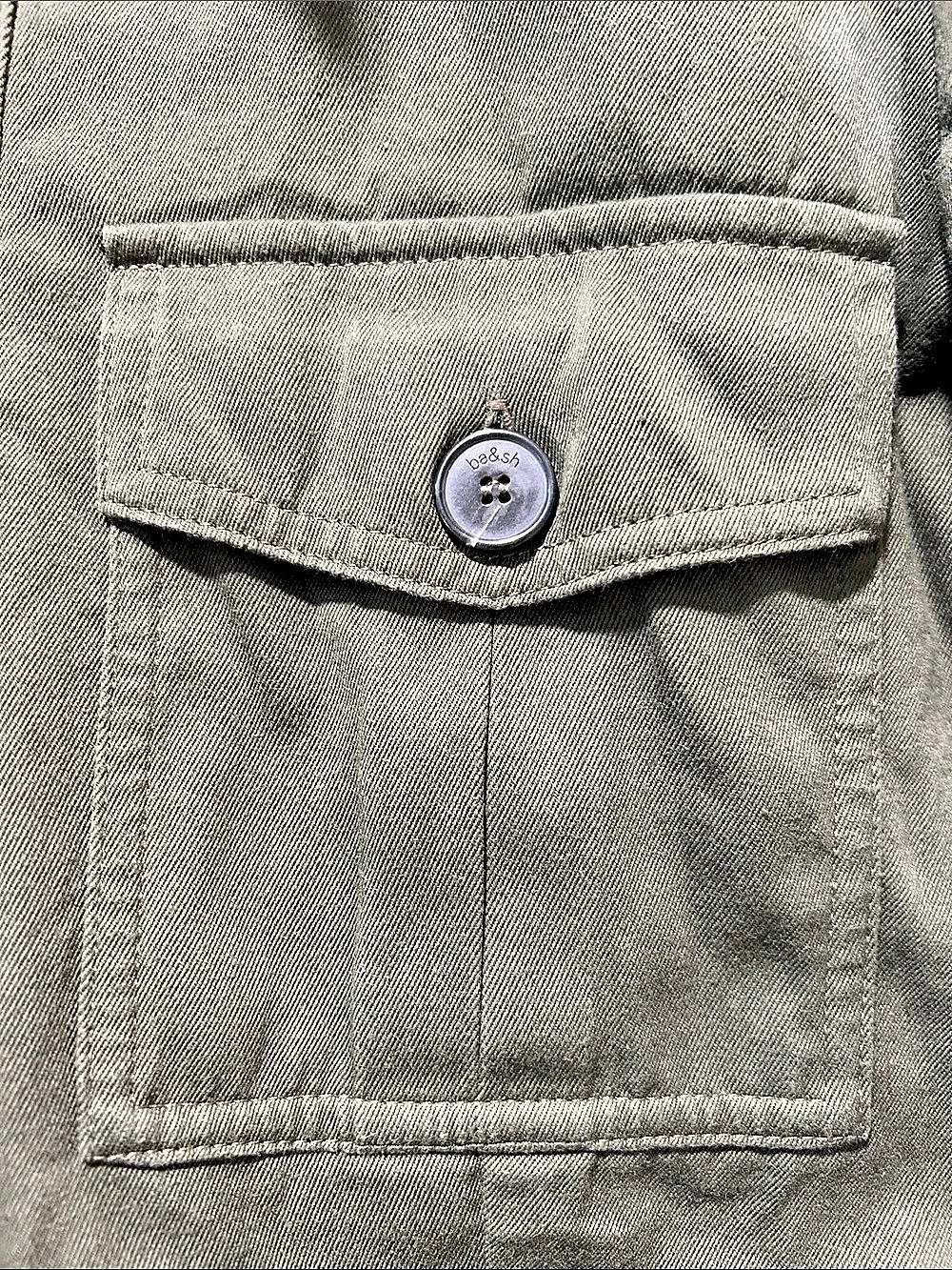 ba&sh Sz 1 Green Elia Jacket - Picture 7 of 15